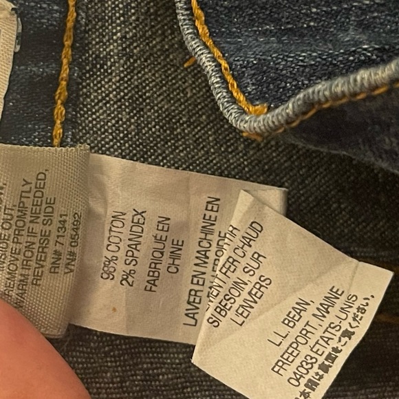 LL Bean size 12R jeans - Picture 2 of 5